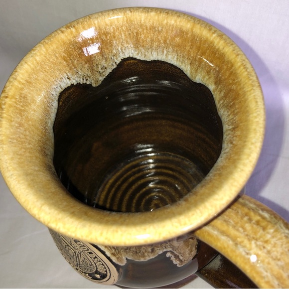 Grey Fox Pottery Stoneware Advertising Mug Goldsboro North Carolina Like Deneen - Picture 2 of 4